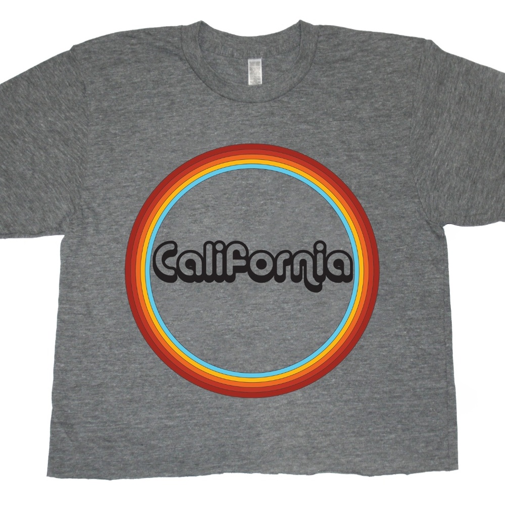 EL ROAD - California  - Boyfriend CropT-Shirt